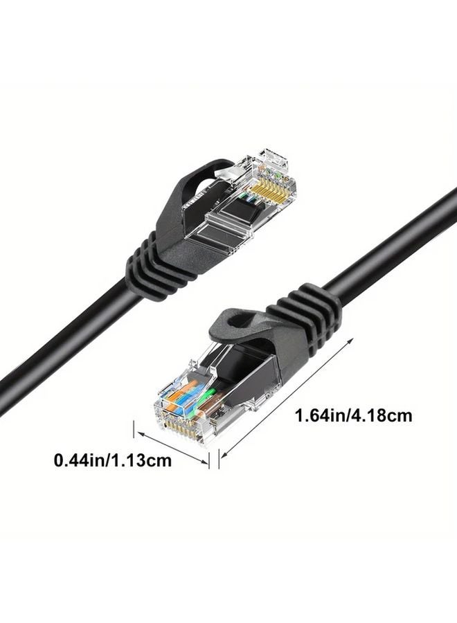 Purple Cat6 Ethernet Cable 16 4ft Gigabit 1000Mbps Shielded for Router Computer TV - Image 2
